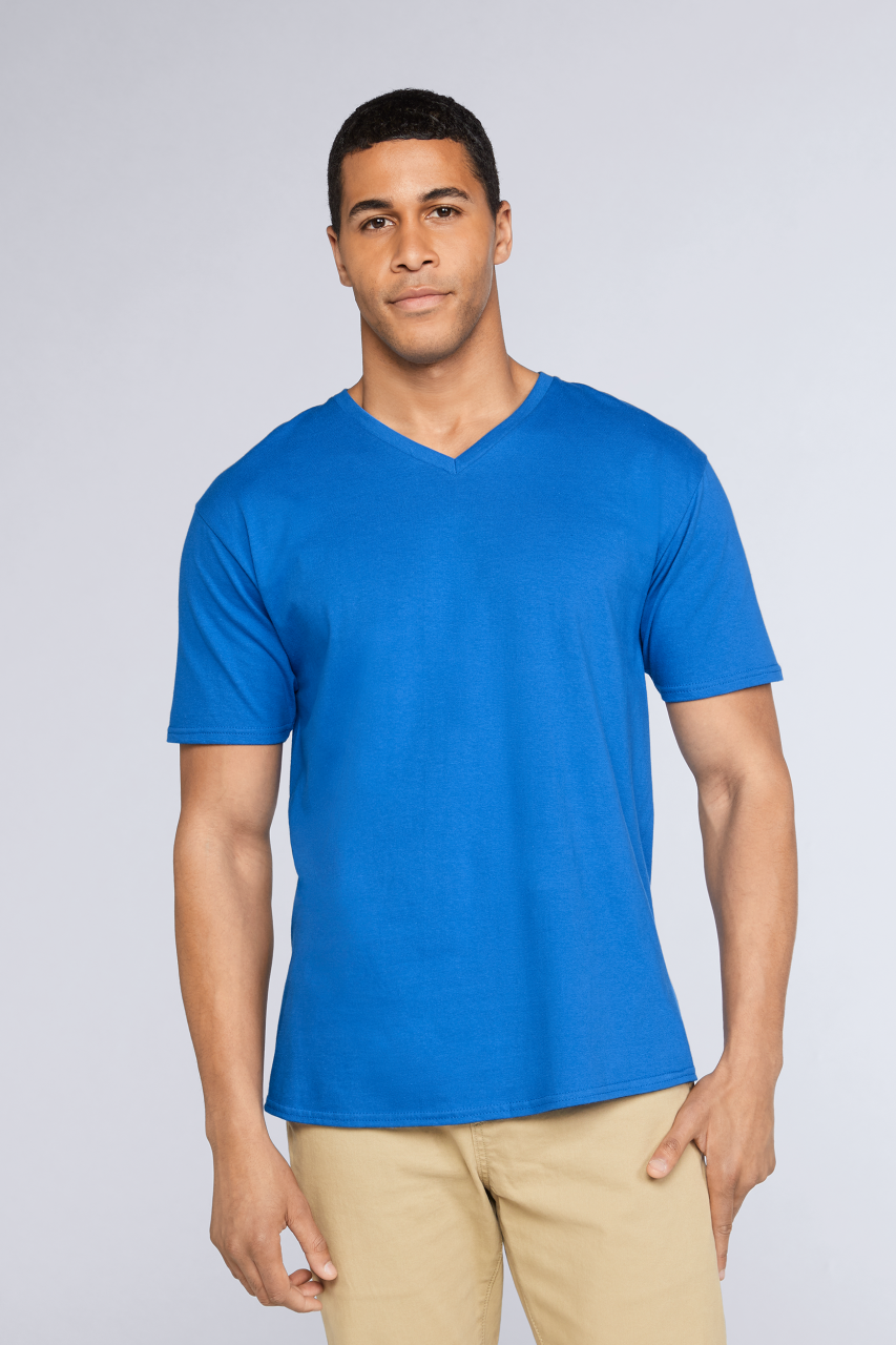 Gildan-PREMIUM COTTON® ADULT V-NECK T-SHIRT-GI41V00