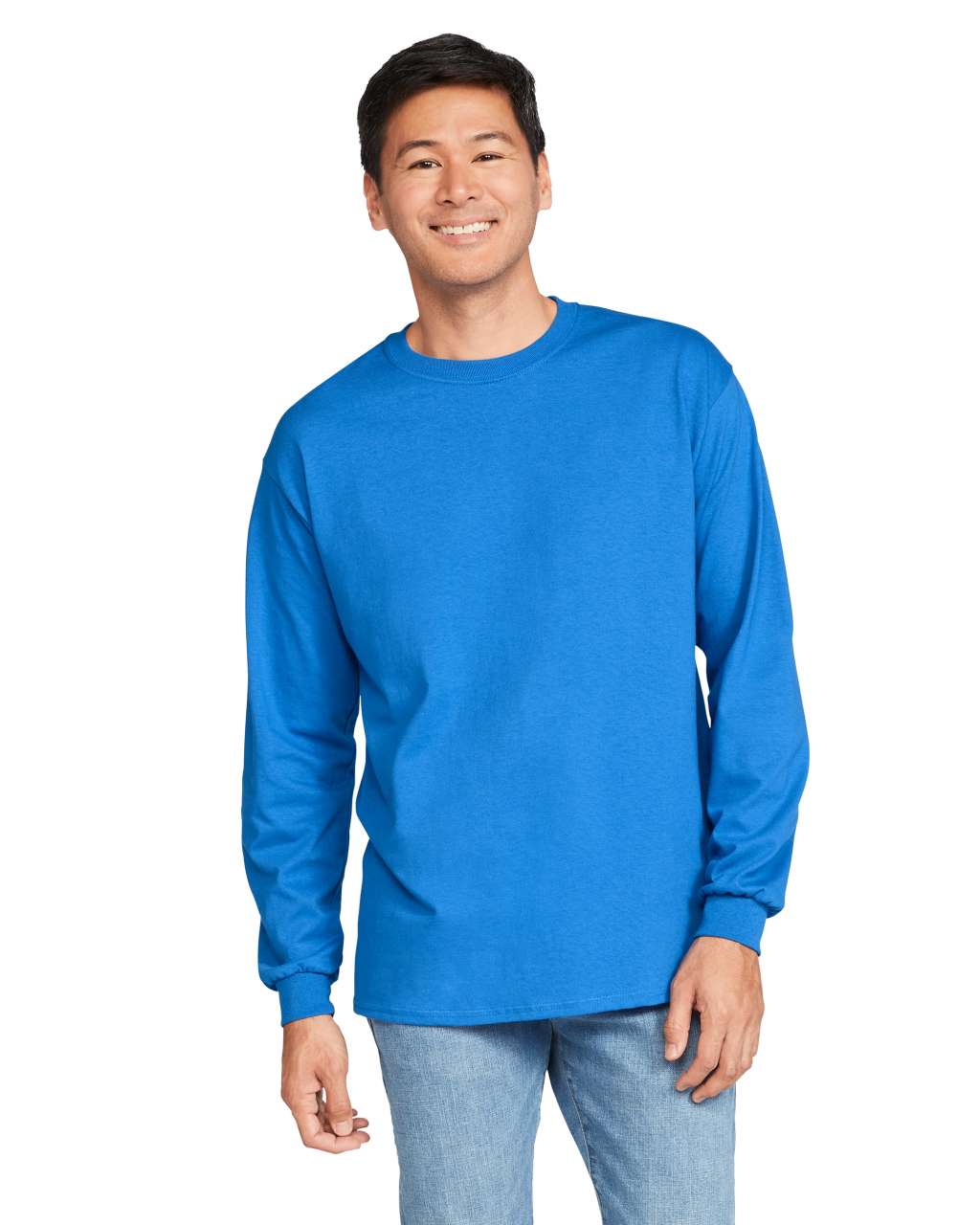 Gildan-GILDAN® HEAVY COTTON™ ADULT LONG SLEEVE T-SHIRT-GI5400
