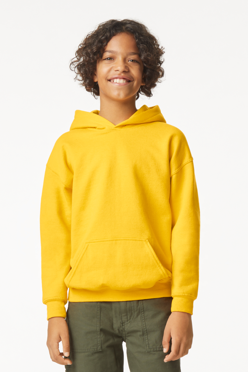 Gildan-SOFTSTYLE® MIDWEIGHT FLEECE YOUTH HOODIE-GIBSF500