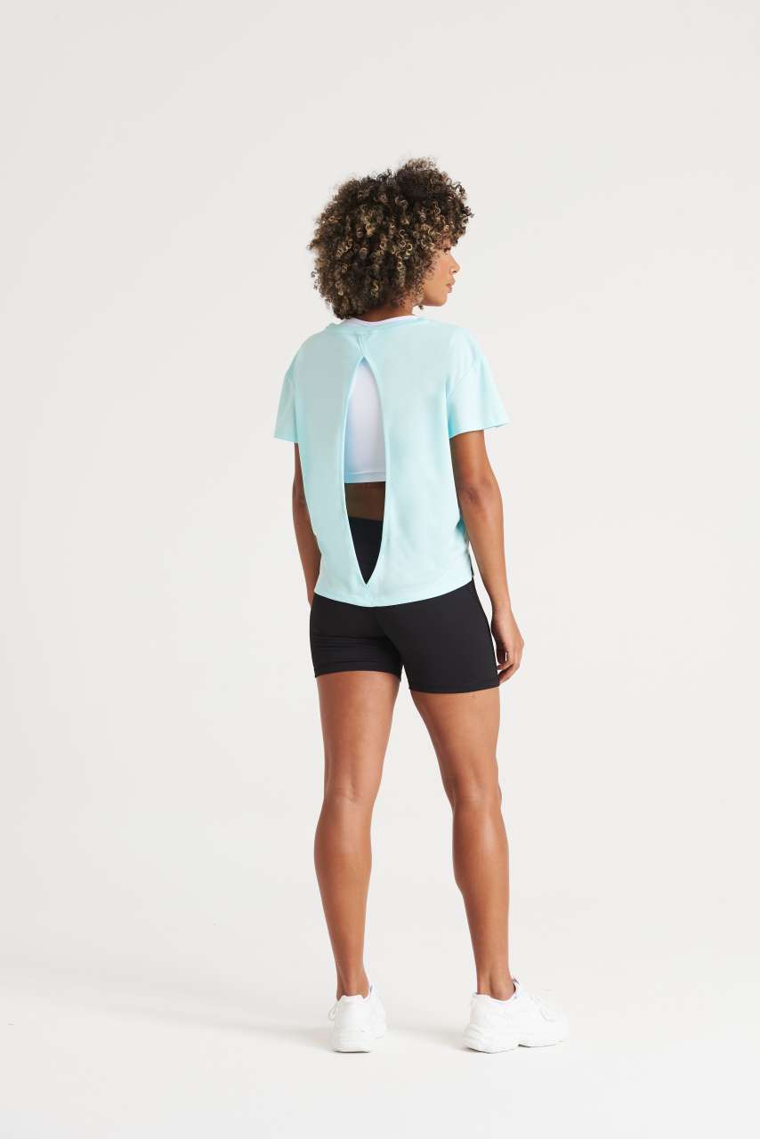 Just Cool-WOMEN'S OPEN BACK T-JC013