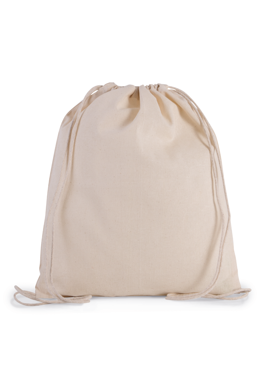 Kimood-ORGANIC COTTON SMALL DRAWSTRING BAG-KI0147
